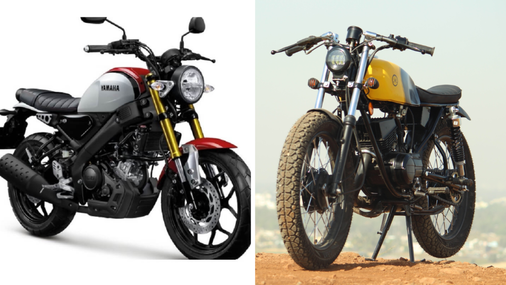 Yamaha XSR155 vs Yamaha RX100